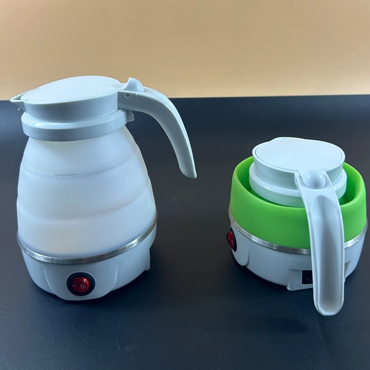 Stainless Smart Water Travelling Silicone Foldable Travel Kettle Electric Kettle Silicon Kettles 500ml