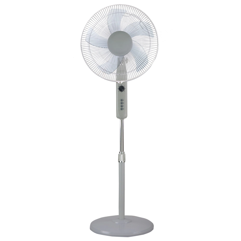 Grey Color Circulating Oscillating Floor Pedestal Fan Air Cooler Prices China Supplier Factory 16 Inch 45W Belower Stand Fans