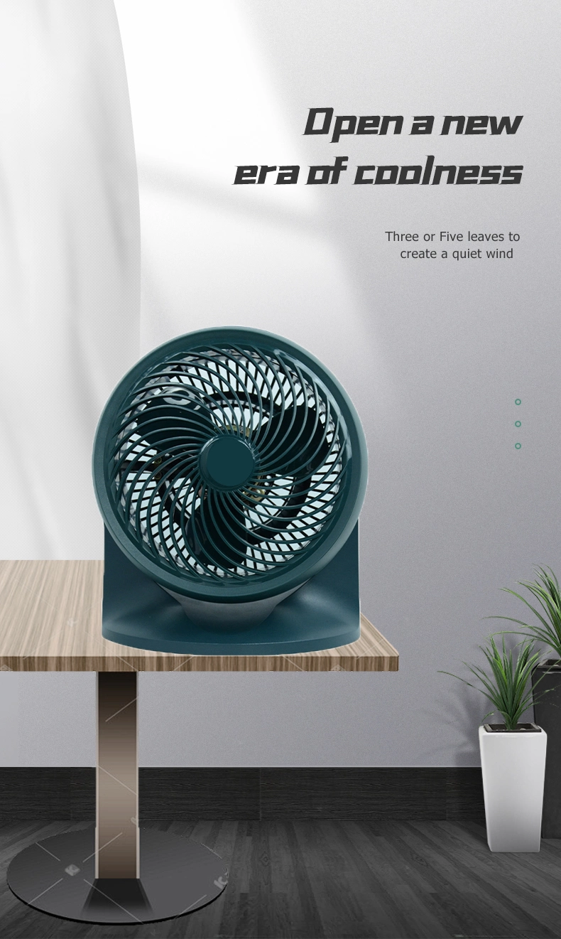 10&quot; Floor Circulating 3 Speed Control Portable Turbo Vent Plastic Table Desk Adjustable Head Air Cooling Circulation Fan