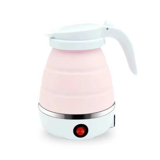 Household Travelling Folding Kettle Electric Silicone Foldable Water Kettles Portable Mini Kettle