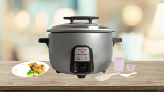 Conventional Drum Shape Fast Cooking Commercial Catering Rice Cooker with Non-Stick Inner Pot