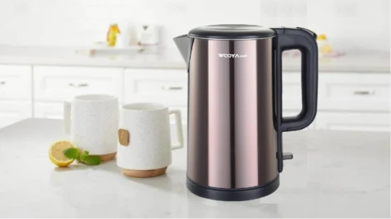 1850 Watts Metal Electric Kettle with Plastic Middle Layer Robust Quality Structure