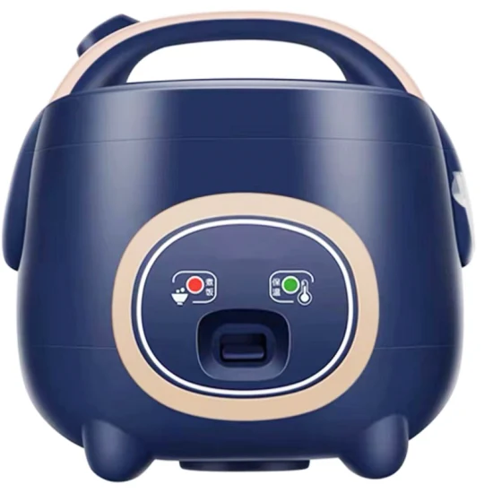 Small Appliances Electrical Cooker 1.0L Portable Travel Mini Rice Cooker with Non Stick Inner Pot Aluminum Heating Plate Cooker