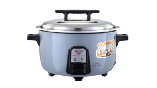 Shiny Finish Drum Shape Catering Rice Cooker for Small Restaurant