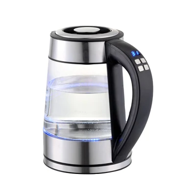 Home Electronics Kitchen Appliances Transparent High Borosilicate Glass Electric Kettle